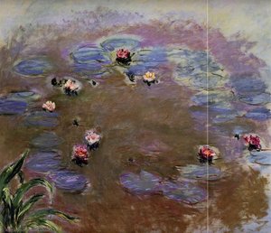 Water-lilies (detail) — Claude Monet
