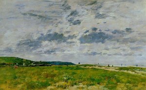 Deauville, The Dunes — Eugène Louis Boudin, Impressionism
