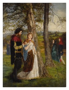 Sir Launcelot And Queen Guinevere — James Archer