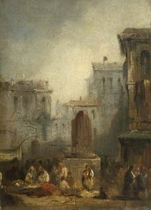 An Italian Town — Richard Parkes Bonington