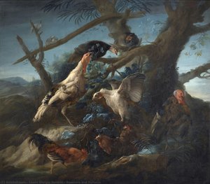 Roosters And Turkeys — Count Giorgio Duranti