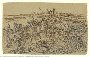 Napoleon At The Battlefield Of Eylau — Антоан Жан Гро, Romanticism