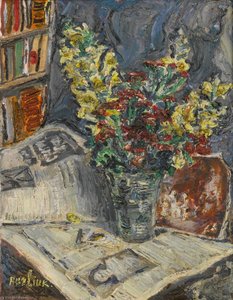 Still Life With Book — David Davidovich Burliuk