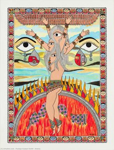 Dowry — Pushpa Kumari Kohli, Mithila Painting