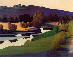 Evening On The Loire — Félix Vallotton