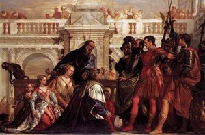 The Family Of Darius Before Alexander (detail) — Paolo Veronese, Baroque
