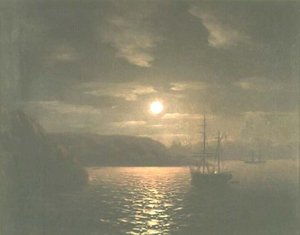 A Lunar Night On The Black Sea — Ivan Konstantinovich Aivazovsky