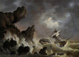 The Loss of a Merchantman (panel 3 of 3)