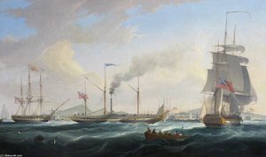 George Iv's Arrival At Leith — William John Huggins