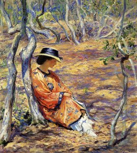 In The Oak Grove, (1919) — Guy Rose