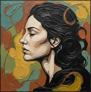 Sombras Efímeras En Ocre: Un Estudio Meditativo De La Forma Escultórica Y El Alma — Christian Noiret, Abstracto Contemporáneo