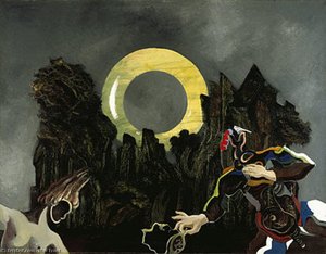 Max Ernst Showing A Young Girl The Head Of His Father — Max Ernst