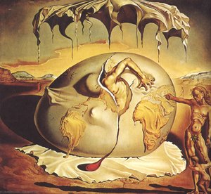 Niño Geopolítico Observando El Nacimiento Del Nuevo Hombre — Salvador Dalí