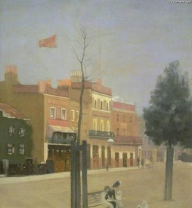 The Three Public-houses, Morning Sun Light — Paul Fordyce Maitland