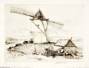 Le Moulin De La Montagne, Watten — Herman Armour Webster