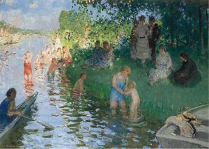 The bathing