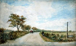 Country Lane (unfinished) — Harold Hopps