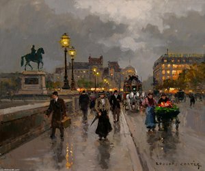 New Bridge — Edouard Cortès, Post-impressionism
