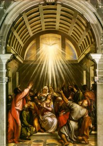 Pentecost — Titian Rejmond Piol Ii, High Renaissance