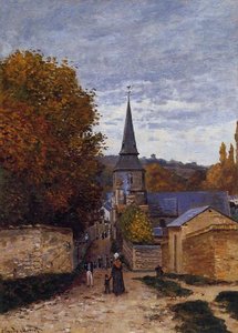Street In Saint-adresse — Claude Monet, Impressionism