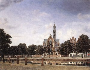 View Of The Westerkerk, Amsterdam — Jan Van Der Heyden, Dutch Golden Age