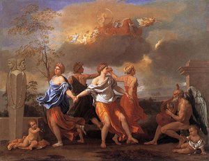 Dance To The Music Of Time — Nicolas Poussin, Baroque