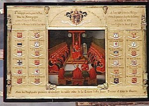 PREMIER CHAPITRE DE L'ORDRE DE LA TOISON D'OR.10 JANVIER 1430