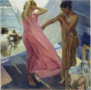 After The Bath, Valencia — Joaquín Sorolla Y Bastida