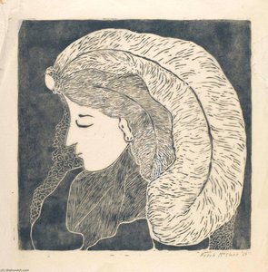Lady With Plume — Frank Mcclure