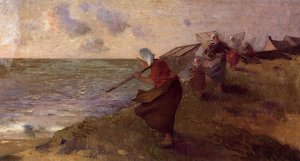 Shrimp Fisherwoman — Ferdinand Du Puigaudeau