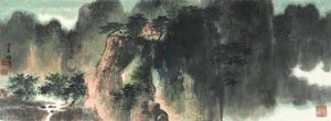 Recluse Among The Pine Forest — Xie Zhiliu, Shanshui