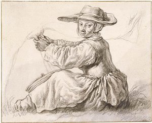 A Milkmaid — Aelbert Jacobsz Cuyp