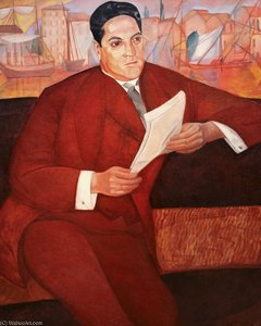 Portrait Of S.i. Mollo — Boris Dmitrievich Grigoriev