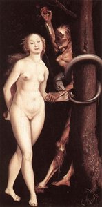 Eve, The Serpent And Death — Hans Baldung