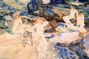 Four Bathers
