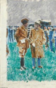 'painting Lesson From Mr Sickert' — Winston Spencer Churchill