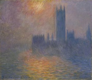 Houses Of Parliament, Sunset — Claude Monet, Impressionism
