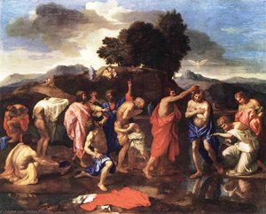 Sacrament Of Baptism — Nicolas Poussin, Baroque Classical