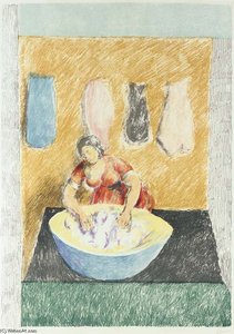 Washerwoman — Duncan Grant