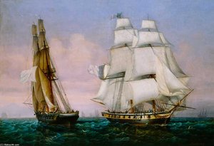 Return From Elba — Ambroise Louis Garneray