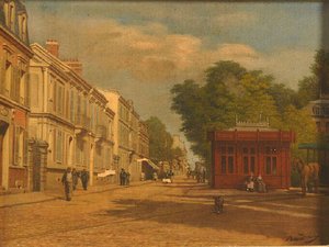 La grille de l'avenue Duplessis (aujourd'hui rue du maréchal Foch)