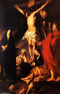 Christ On A Cross — Jacob Jordaens