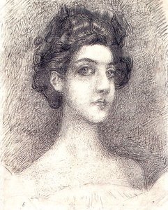 Portrait Of Nadezhda Zabela-vrubel 1 — Mikhail Vrubel