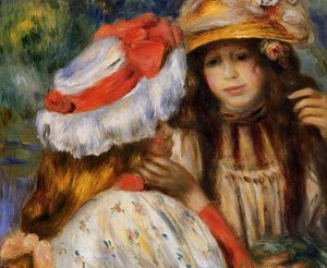 Two Sisters 1 — Pierre-auguste Renoir, Impressionism