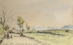 Landscape At Côte-saint-andré — Johan Barthold Jongkind