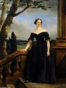 Eliza Chichester, Sister To Lady Marianne Clifford Constable — Claude Marie Paul Dubufe