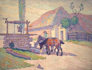 The Well At Mydlow, Poland (no.2) — Robert Polhill Bevan