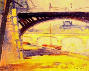 París. Ponts Des Arts Et Du Carrousel — Josep Mompou Dencausse