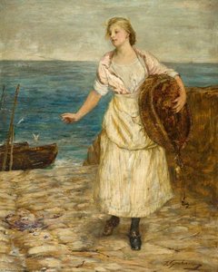 The Lass That Baits The Lines — Thomas Alexander Ferguson Graham