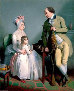 Mr und Frau John Custance von Norwich und ihre Tochter Frances